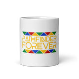 Pathfinder Forever, White glossy mug