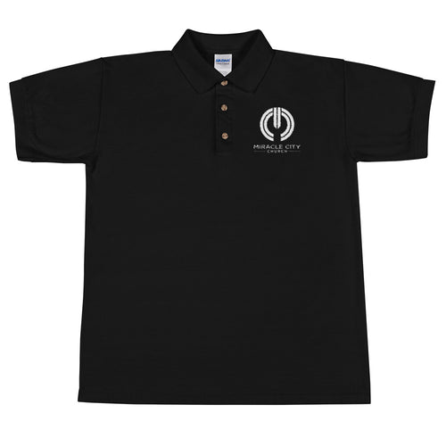 Miracle City Embroidered Men's Polo Shirt