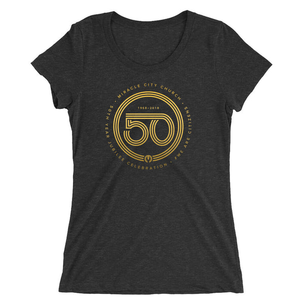 50th Year of Jubilee Ladies' Short Sleeve T-shirt